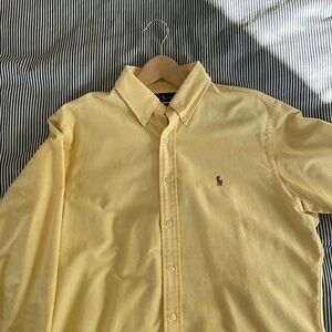 Polo Ralph Lauren Oxford Cloth Button Down - Large Yellow